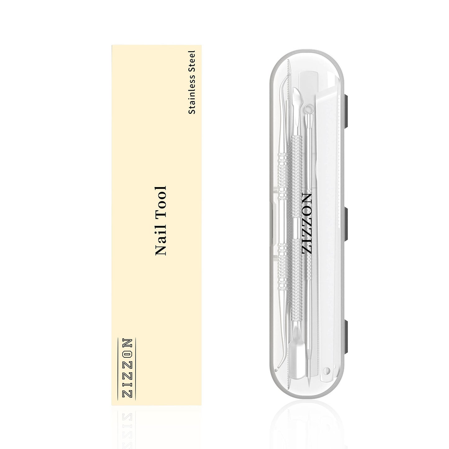 7 Pcs Ingrown Toenail File and Lifters Set, Stainless Steel Ingrown Toenail Removal Kit, Under Nail Cleaner Pedicure Tools