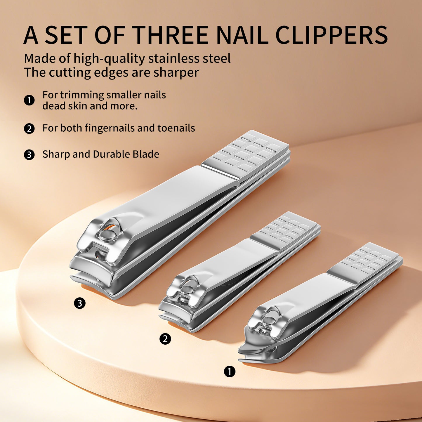 Manicure, Pedicure Kit, Nail Clippers Set of 12Pcs, Professional Grooming Kit, Nail Tools with Luxurious Travel Case Black