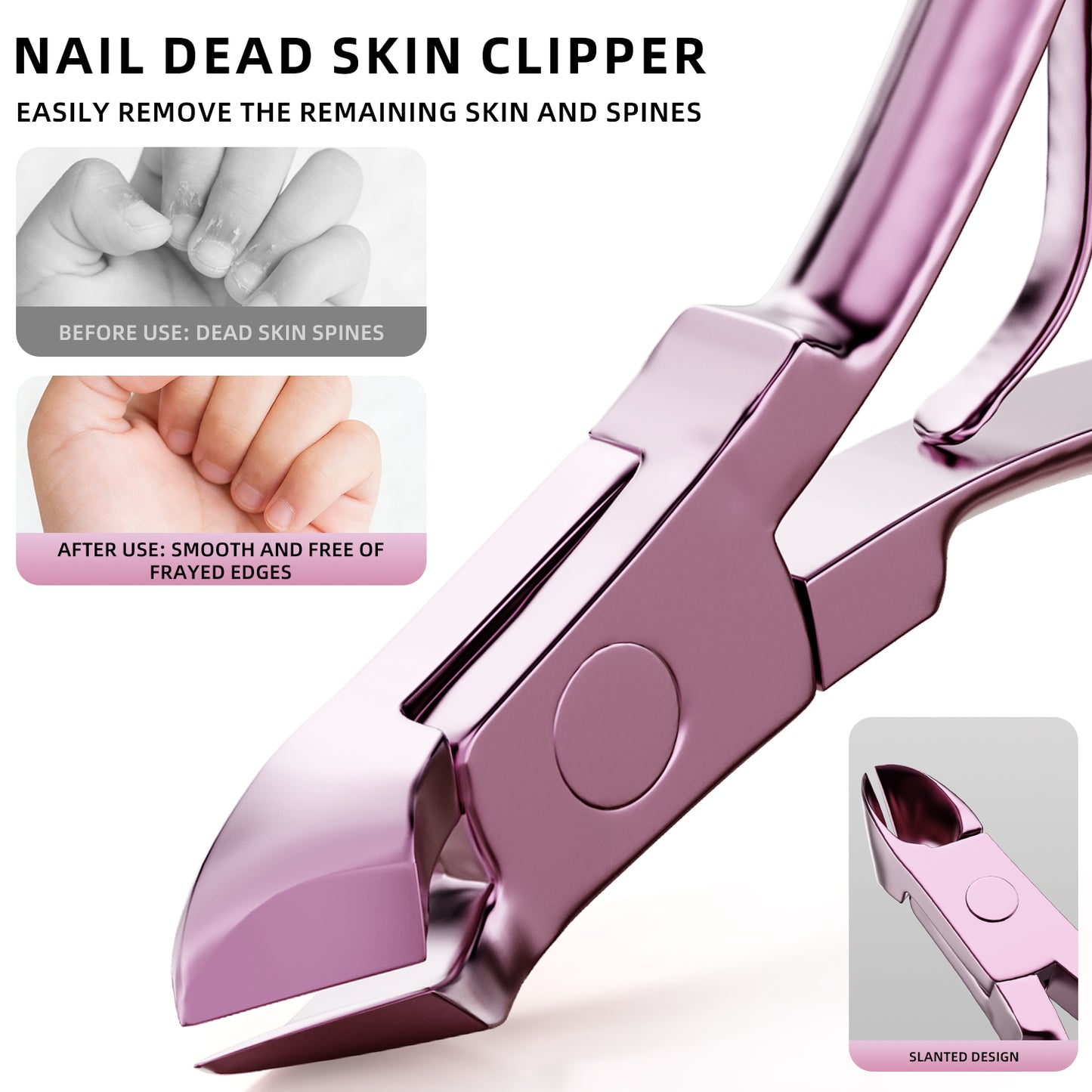Professional Nail Care Kit, 12-Piece Manicure & Pedicure Grooming Set with Travel Case, Stainless Steel Nail Clippers, Cuticle Trimmer & Beauty Tools, Portable Gift Set(Pink)